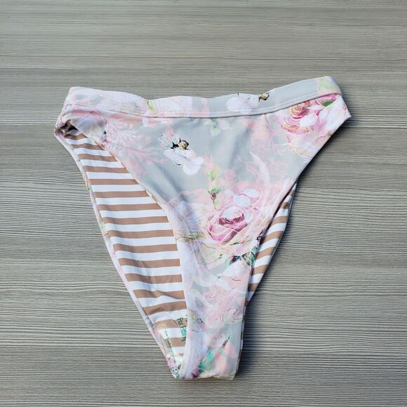 Dippin’ Daisy’s Countess Euphoria Garden Floral High Waisted Bikini Bottom XS - Picture 1 of 3